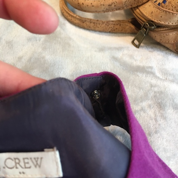 J Crew Lilac Scoop-neck Dress Size 12 P - Picture 4 of 8